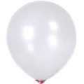 10 inch white metallic latex balloon for wedding party birthday decoration and holiday event supply - Pearl White