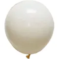 10 inch thickened retro latex balloon for birthday party wedding decoration and festive supplies. - 100 Pieces/Pack / Ivory