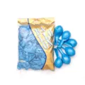 Set di palloncini in lattice blu perlato 100 pezzi per decorazione festa di nozze. - Azzurro