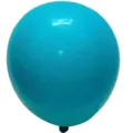 10-inch retro blue latex balloon for birthday party and wedding decoration setup variant. - 100 Pieces/Pack / Teal