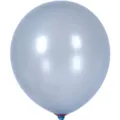 12 inch pearlescent latex balloon for wedding party decoration, glossy finish blue color. - Pearlescent Light Blue