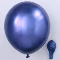 Verdickter 12 Zoll Metall-Latexballon für Hochzeitsfeier und Geburtstagsdekoration - 50 Stück/Packung / Blau