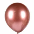 Globo de látex metálico grueso de 12 pulgadas 2,8g para fiesta de cumpleaños y decoración. - 50 Piezas / Oro Rosa Vintage Metálico