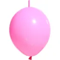 10 inch matte pink tail linking latex balloons for party wedding decoration arch backdrop. - Pink