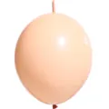 10 Inch Matte Macaron Tail Link Balloon Latex Party Wedding Decoration Balloon Pink Color SKU - Nude