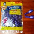Purple latex party balloons 10 inch pearlescent thick balloon set for wedding room decor - 100 Pieces/Pack / Purple