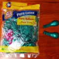 Dark green latex balloons 100pcs pack, thick pearl finish for wedding and party decoration. - 100 Pieces/Pack / Dark Green