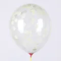 Ballon transparent de 12 pouces rempli de confettis dores pour la fete decoration. - Confettis Jaunes