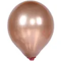 Ballon chrome metallique de 5 pouces, ideal pour decoration de fete et de mariage chic. - Lot de 100 pièces / Or champagne