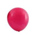 Matte pink latex balloon 18 inch round thick party decoration birthday wedding balloon item - 50 Pieces/Pack / Rose Red
