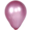 Ballon Métallique Chromé de 5 Pouces Épais Brillant Fête Anniversaire Mariage Déco - Lot de 100 pièces / Rose Barbie