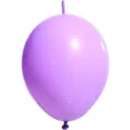 Purple latex linking tail balloon for party decoration, 10 inch matte balloon arch decor. - Purple