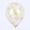 Ballon transparent de 12 pouces avec confettis dorés pour fête d'anniversaire mariage. - Confettis Or