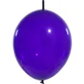 10 inch purple link o loon latex balloon matte finish tail design party wedding decor item - Deep purple