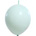 Matte pastel green tail latex balloon 10 inch for wedding party decoration and connecting arch. - Macaron Green
