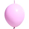 10 Inch Matte Pink Linking Latex Balloons with Tail for Party Wedding Decoration Design - Macaron Rose Red
