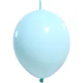 10 inch matte pastel light blue tail linking latex balloon for party wedding decoration - Macaron Blue
