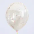 Ballon transparent de 12 pouces avec des boules de mousse confettis colorées pour la fête. - Balle en Mousse Transparent