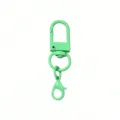 Moschettone U Girevole Metallo Verde Chiaro DIY Ciondolo Borsa Accessorio Ferramenta - 50x12mm / Verde