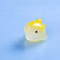 Statuetta di mini squalo in resina con gradiente luminoso per acquario micro paesaggio 1pz - Squalo Giallo