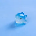 Piccola statuetta di squalo luminosa in resina micro paesaggio decorazione acquario e vasca - Squalo Blu Scuro