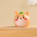 Cute Little Animal Miniature Figurine Resin Ornament Desktop Decor Peach Variant 2.5cm - Shiba Inu