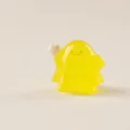 Glow in the dark cute cartoon resin figurine mini desktop ornament for diy micro landscape decor. - Yellow