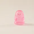 Cute glowing pink figurine variant, small resin desktop ornament with heart design. - Red
