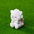 Statuetta gatto cartone animato miniatura resina casa bambole ornamento per decorazione desk. - Gatto Mousse