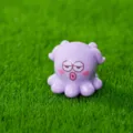 Mini statuetta mostro viola in resina carino decorazione scrivania fai da te 6g - Mostro Alieno - Polpo Viola