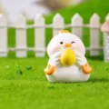 Mini resin chick figurine for moss landscape, cute pastoral garden decoration DIY accessory. - Happy Chicks