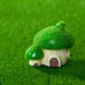 Miniatuur hars paddestoel huis beeldje voor bureau decor aquarium landschap 3.8cm - Paddenstoel Huis Model D