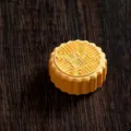 Miniature Yellow Wagashi Mooncake Pastry Figurine DIY Ornament Dollhouse Food Prop - Snow Skin Cake