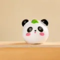 Cute panda miniature figurine, mini resin animal ornament for desktop and car decoration. - Panda