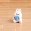 Mini statuetta coniglietto simpatico in resina decorazione scrivania micro paesaggio animale - Coniglio Asciugamano