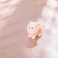 Simatico cucciolo Pomerania miniatura resina cane micro paesaggio fai da te decoro 3cm - Pomerania