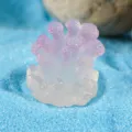Ornamento per acquario in resina corallo luminoso in miniatura, decorazione paesaggistica fai da te. - Corallo Viola