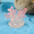 Mini resin coral ornament simulation glowing aquarium fish tank landscaping DIY miniature decor - Red Coral
