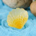 Miniature yellow resin shell conch ornament for DIY aquarium fish tank landscape decor gift - Yellow Shell