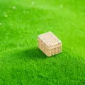 Mini panier tisse boite en rotin micro paysage jardinage accessoire decoratif DIY variante - Tabouret en bambou