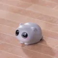 Mini statuetta gatto cartone animato carino micro paesaggio resina giocattolo decoro - Fissando