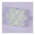 Fiocco di neve luminoso miniatura DIY per decorazioni natalizie e micro paesaggio. - No. 5 Fiocco di Neve Verde Stile A
