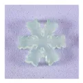 Ornamento decorativo DIY fiocco di neve luminoso, accessorio micro paesaggio natalizio. - No. 7 Fiocco di Neve Verde Stile C