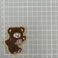 Cartoon bear embroidery patch cute plush clothing sticker DIY accessory for jacket bag decor - Bear Style 5