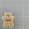 Cute cartoon bear embroidery patch plush clothing sticker DIY garment accessory new - Bear Style 8