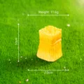 Miniature wheat haystack micro landscape ornament DIY gardening micro landscape accessory. - Square Hay Bale