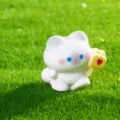 Carina statuetta gatto siamese resina cartone animato micro paesaggio decorazione giardino - Gatto della Confessione