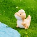 Simpatico mini dinosauro in resina statuetta per muschio micro paesaggio decoro scrivania 3cm - Pachycephalosaurus