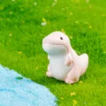 Simpatica Piccola Statuetta Dinosauro Miniatura Ornamentale Paesaggio Tavolo 3cm Mod - Tirannosauro
