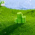 Mini ornamento di bambu verde per micro paesaggio in miniatura decorazione modello SKU - Bambù